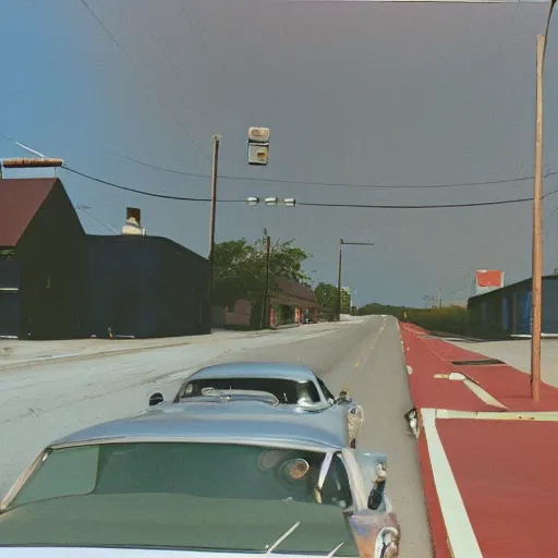 Prompt: artwork by William Eggleston