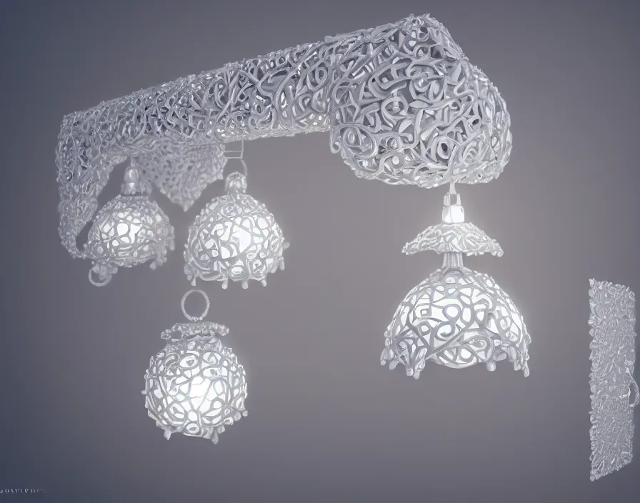 Image similar to a very detailed thumbnail art of intricate and well designed white magical jingle bell, dynamic lighting, trending on artstation, path traced, highly detailed, high quality, digital art, 4 k, hyper realistic, octane render, sharp focus