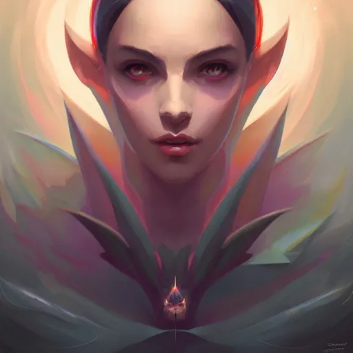 Prompt: a symmetrical portrait by pete mohrbacher and greg rutkowski and wlop and artgerm, digital art, unreal engine 5, trending on artstation, deviantart, pinterest, rule of thirds, 4 k uhd image