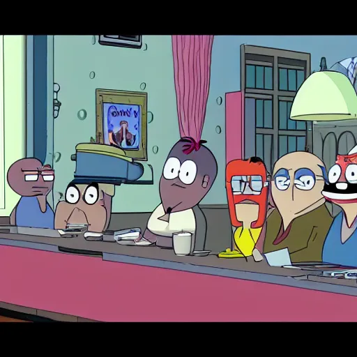 Image similar to regular show in bobs burger