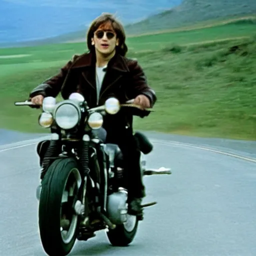 John deals lennon motorcycle