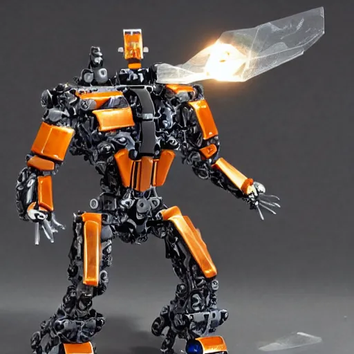 Image similar to gigachad as a bionicle