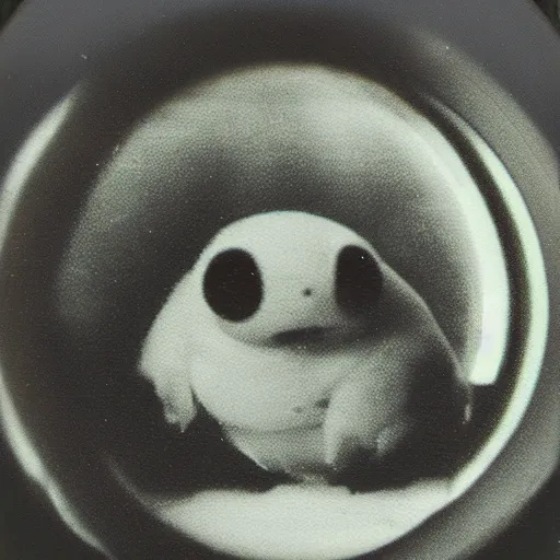 Image similar to 1 9 5 0 s polaroid picture of poliwag