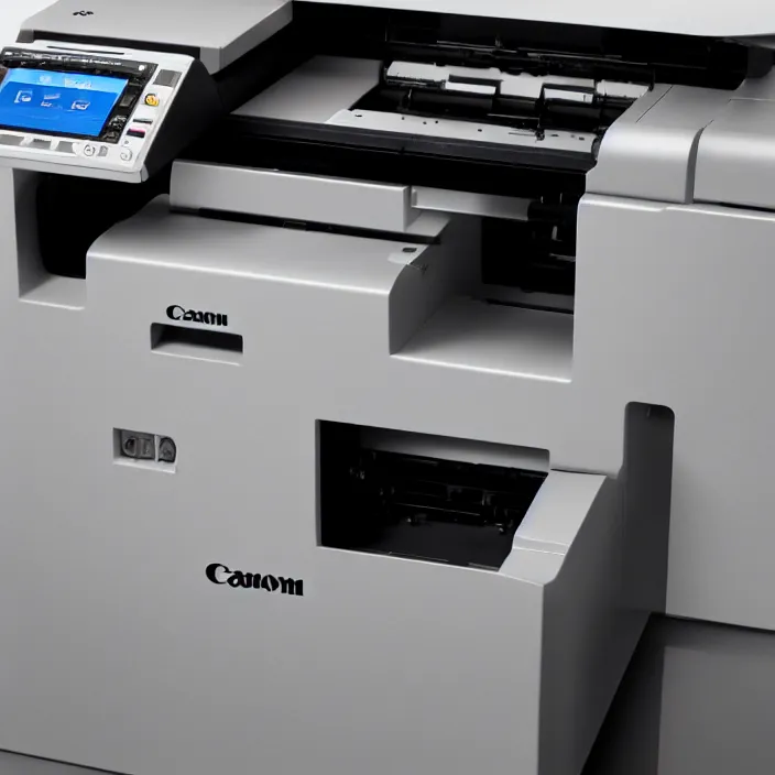 Prompt: a studio photo of the canon lbp - 8 1 0 laser printer