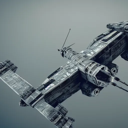 Image similar to x wing, detailed 4 k render