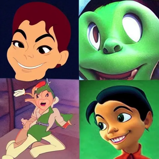 Prompt: “ Michael Jackson as Peter Pan, Disney animation”