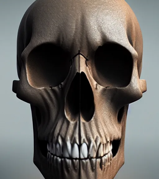 Image similar to skull, unreal engine 5, octane render, trending on artstation