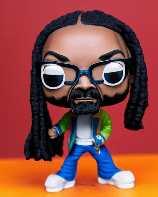 Image similar to Snoop Dogg Funko Pop. Photographic, photography