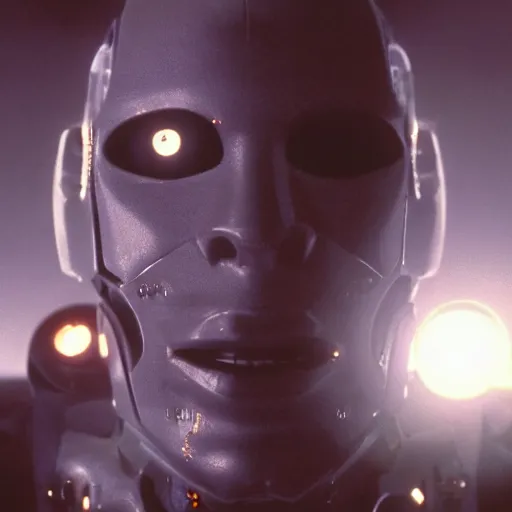 Image similar to movie still of cyborg made of the sun, cinematic composition, cinematic light, criterion collection, by david lynch