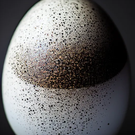 Image similar to dramatic photo of a egg, 3 0 0 m / s shutterspeed canon, bokeh, professional photography