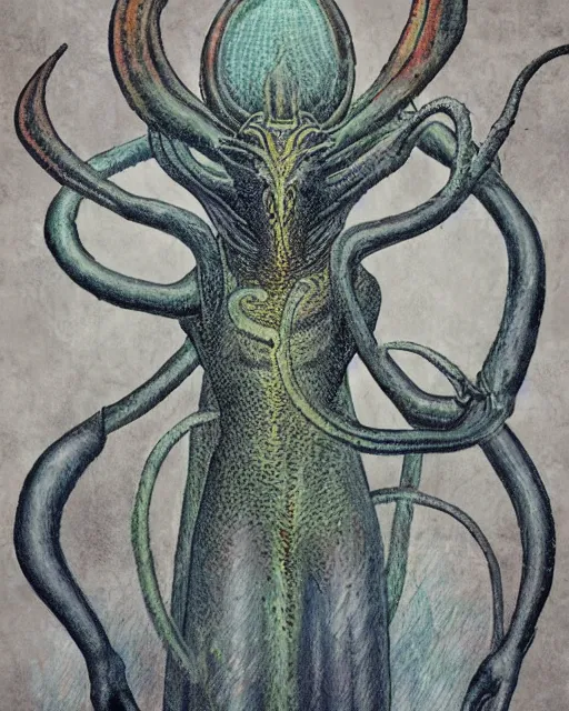 Image similar to nyarlathotep, hd realistic color image