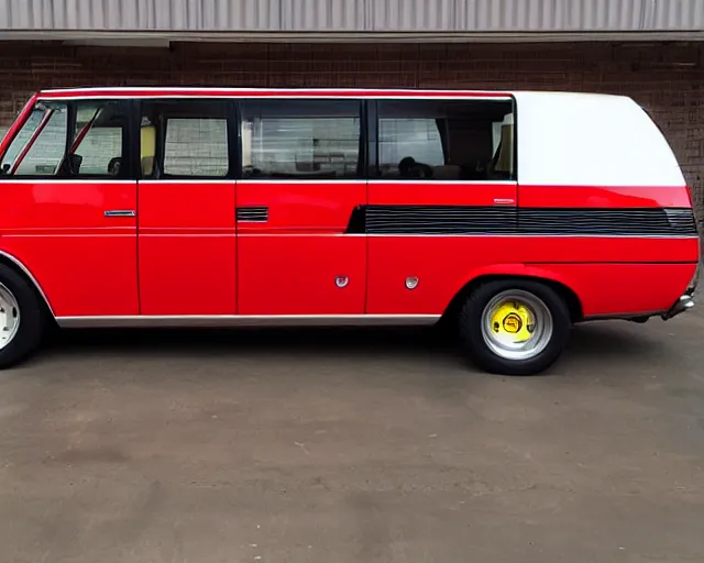 Image similar to 1970s ferrari minivan