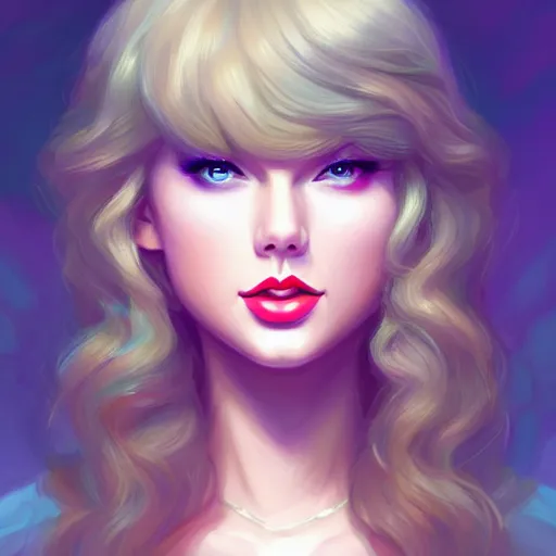 Image similar to a portrait of a beautiful taylor swift, art by lois van baarle and loish and ross tran and rossdraws and sam yang and samdoesarts and artgerm and saruei, digital art, highly detailed, intricate, sharp focus, trending on artstation hq, deviantart, unreal engine 5, 4 k uhd image