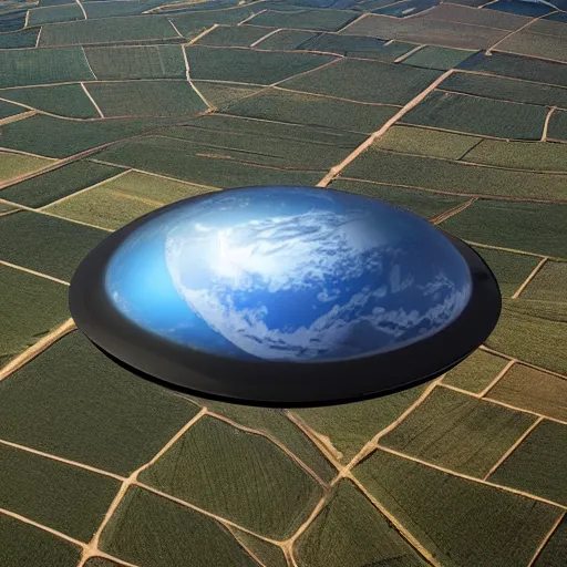 Prompt: a thinkpad shaped ufo traveling over the countryside, 4k, high resolution