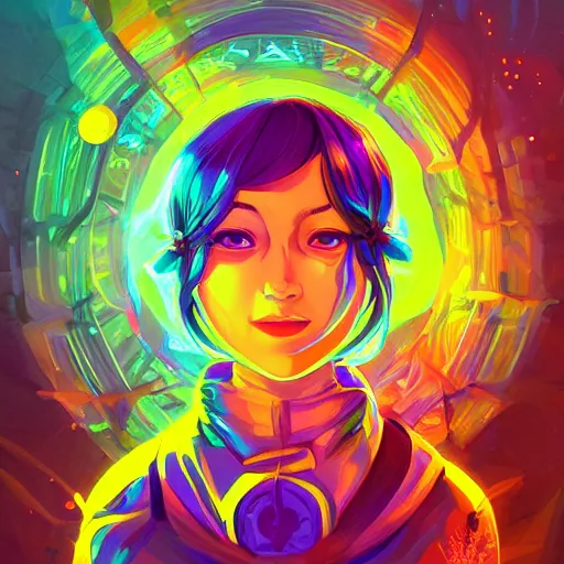 Image similar to skill magic deepdream radiating a glowing aura stuff loot legends stylized digital illustration video game icon artstation lois van baarle, ilya kuvshinov, rossdraws,