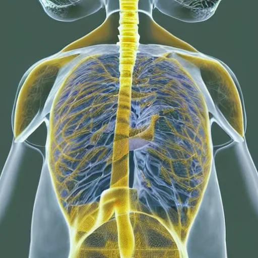 Image similar to a real lung ct scan, medical image,highly detailed,sharp focus,illustration