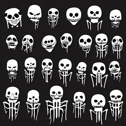 Prompt: 2d classic halloween decorations, ghost, skeletons, black cats, high detail, in the style of Beistle studio lighting
