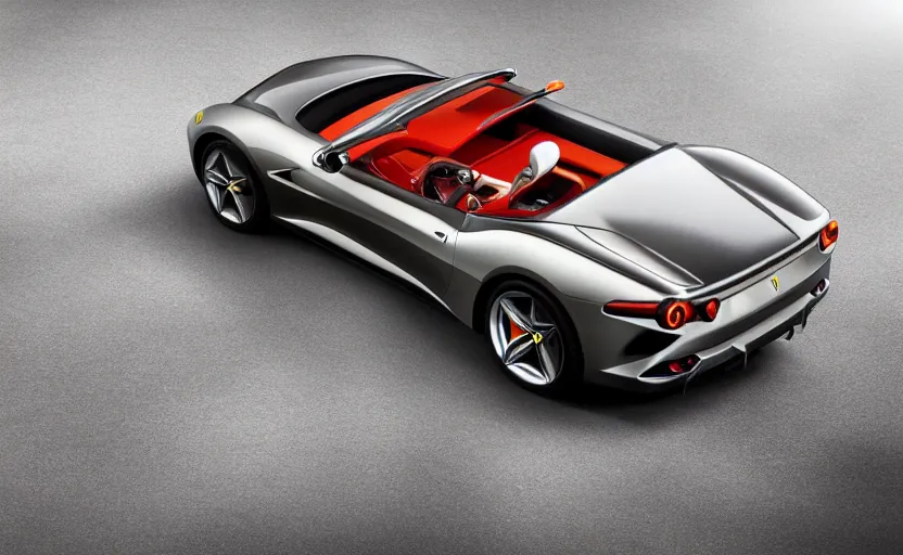 Image similar to “A 2025 Ferrari Daytona Spyder Concept, studio lighting”