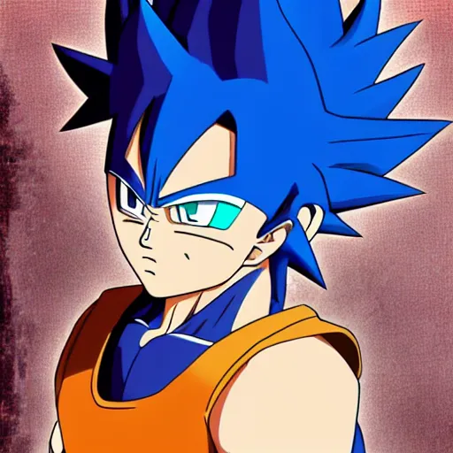 Prompt: fusion of sasuke and vegeta