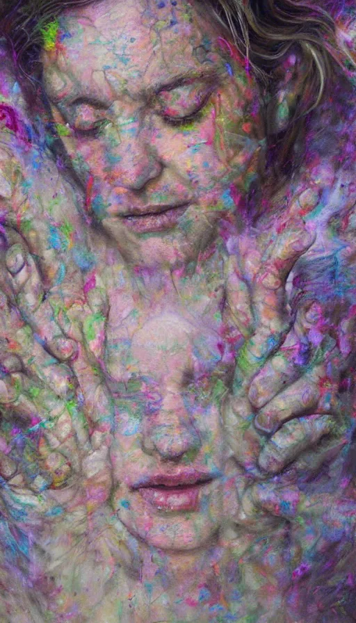 Image similar to psytrance artwork, by alyssa monks