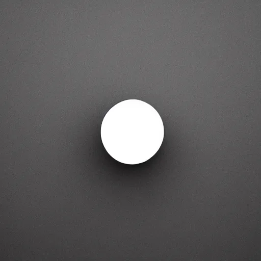 Image similar to a white sphere on a black background