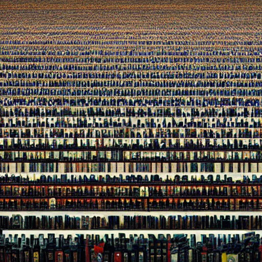 Image similar to artwork by Andreas Gursky