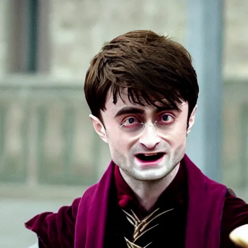 Image similar to Daniel Radcliffe as Dumbledore