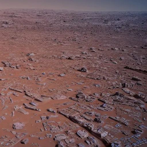 Image similar to a mars city, 8k photography, hd, detailed, susnet