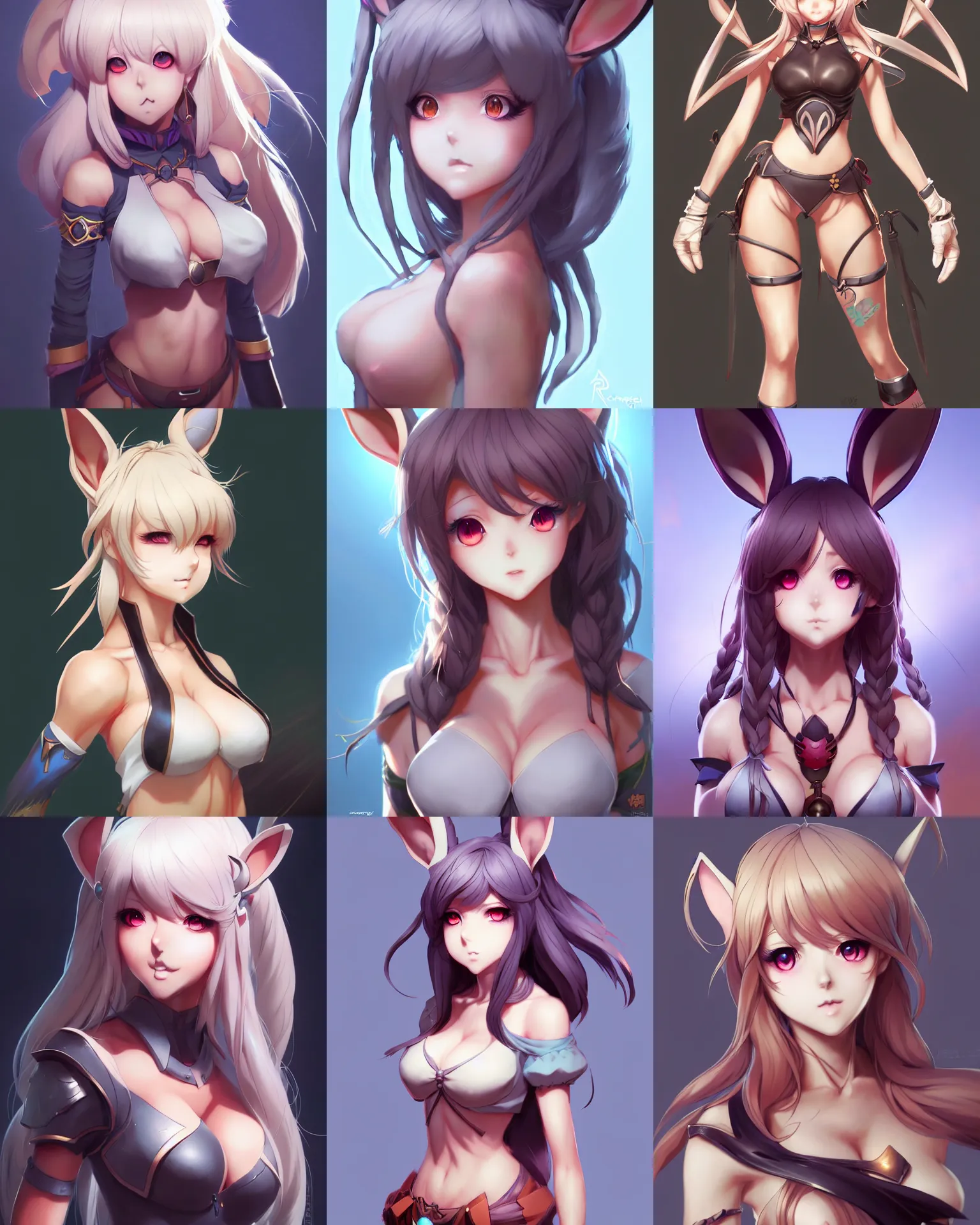 Prompt: Character concept art of an anime Viera || cute-fine-face, pretty face, realistic shaded Perfect face, fine details by Stanley Artgerm Lau, WLOP, Rossdraws, James Jean, Andrei Riabovitchev, Marc Simonetti, and Sakimichan, tranding on artstation