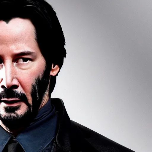 Image similar to keanu reeves as x men wolverine, marvel movie