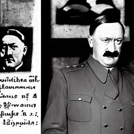 Image similar to hitler with down's syndrome