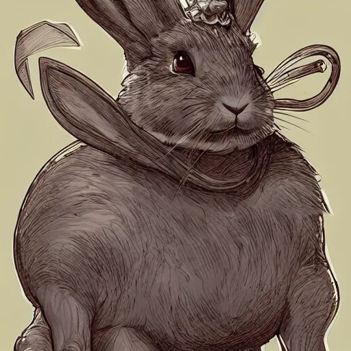 Prompt: evil rabbit, intricate, elegant, highly detailed, digital painting, artstation, concept art, smooth, sharp focus, illustration, art by DC Comics, digital illustration by George Perez and Jim Lee