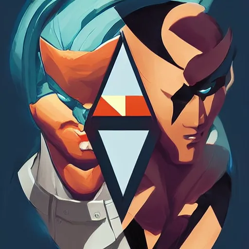 Image similar to face icon stylized minimalist x - men, loftis, cory behance hd by jesper ejsing, by rhads, makoto shinkai and lois van baarle, ilya kuvshinov, rossdraws global illumination