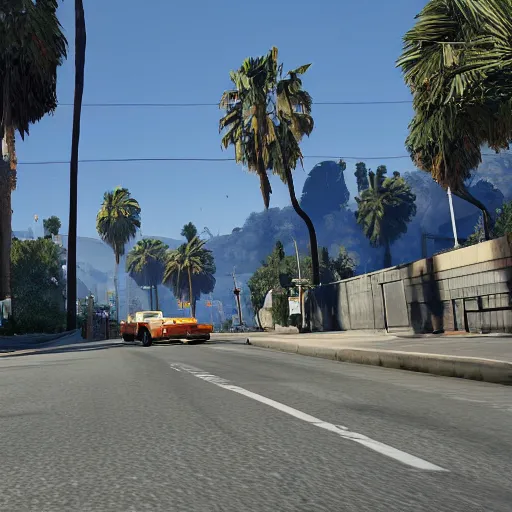 Image similar to a photo of a photorealistic grand theft auto v