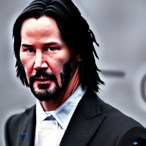 Image similar to Keanu Reeves In Avatar 4K quality super realistic