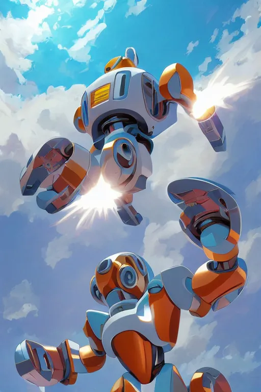 Image similar to metabots medabots medarotto medarot robot minimalist comics, behance hd by jesper ejsing, by rhads, makoto shinkai and lois van baarle, ilya kuvshinov, rossdraws global illumination ray tracing hdr radiating a glowing aura