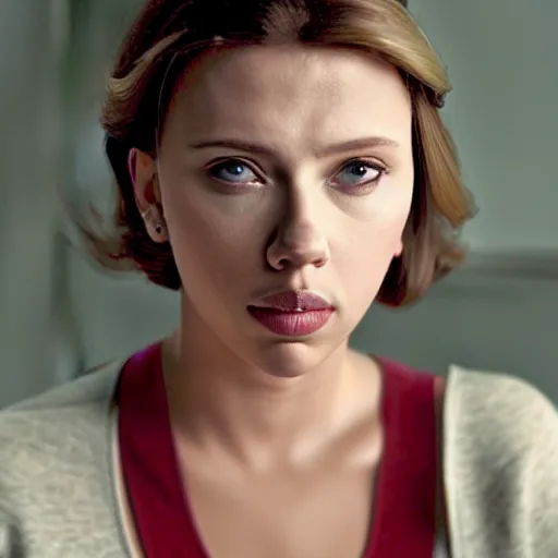 Prompt: Beautiful portrait of Scarlet Johansson by Steve McCurry with studio cinematic lighting very realistic detailed 8K