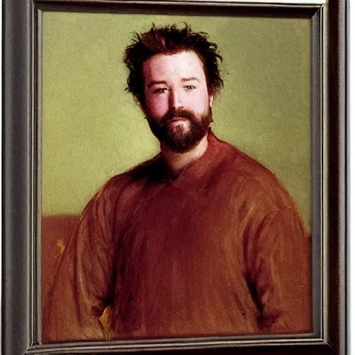 Prompt: chandler from friends by ilya repin