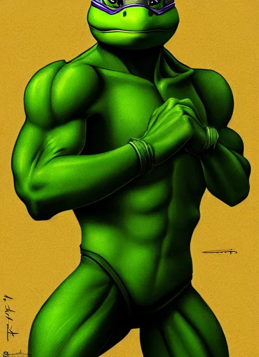 leonardo from teenage mutant ninja turtle, turtle, Stable Diffusion