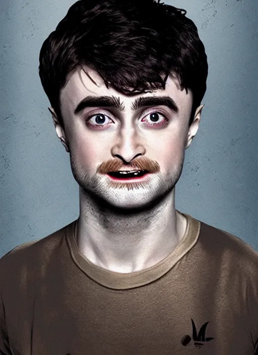 Prompt: Daniel Radcliffe as Freddy Mercury