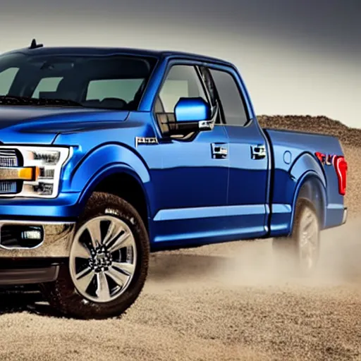 Image similar to promotional photo of the 2 0 3 1 ford f - 1 5 0 lightning