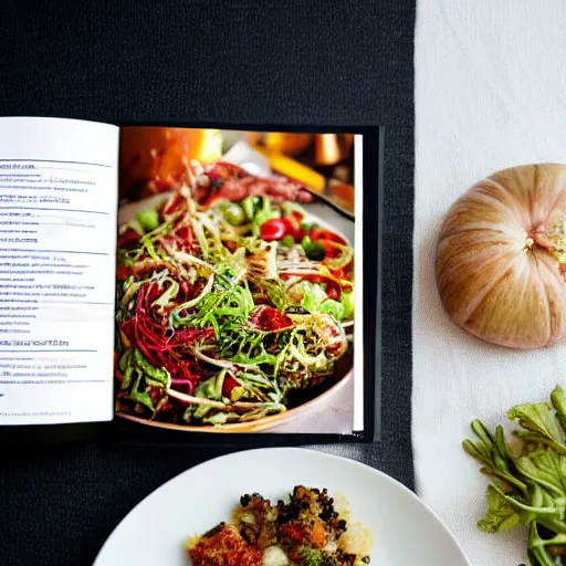 Image similar to a delicious dinner, cookbook photo, good composition