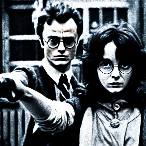 Prompt: Dirty Harry Potter, 1970s crime drama cinematic closeup movie photo, desaturated Arri Alexa 65, cinematic lighting, DSLR, dof, by Bill Gekas and Bruno Walpoth and Antoine Verney-Carron