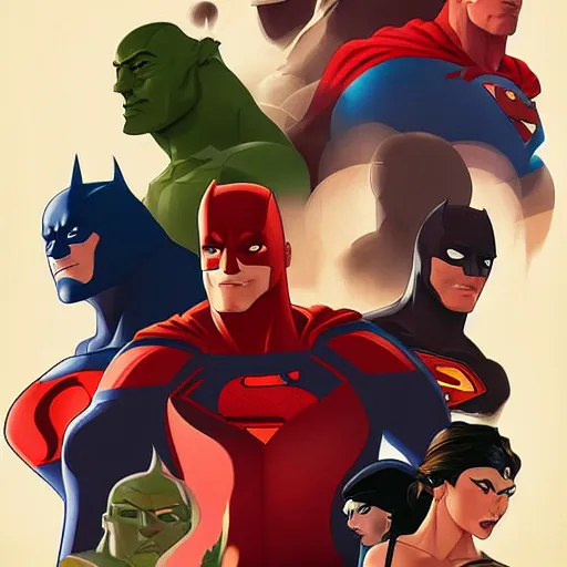 Image similar to face icon stylized minimalist justice league, loftis, cory behance hd by jesper ejsing, by rhads, makoto shinkai and lois van baarle, ilya kuvshinov, rossdraws global illumination