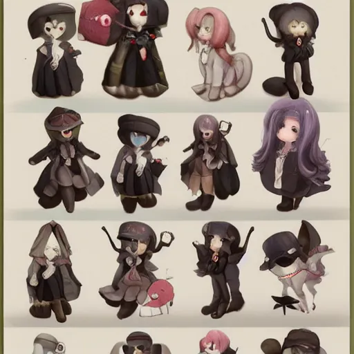 Image similar to cute fumo plush inspired by historical figures, artstation