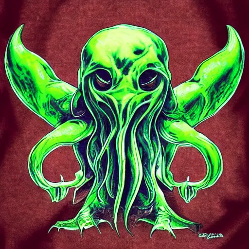 Image similar to inception Cthulhu