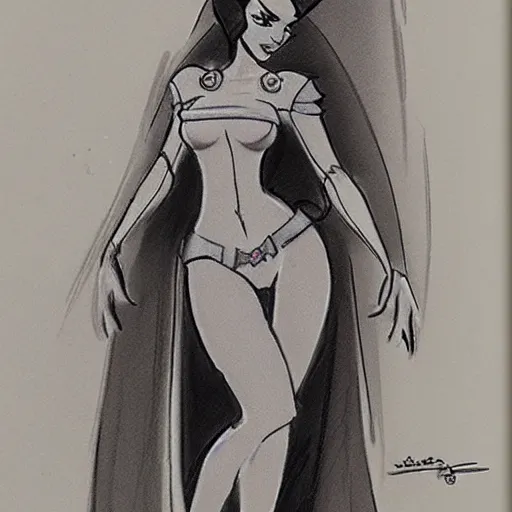 milt kahl sketchof thick and curvy victoria justice in