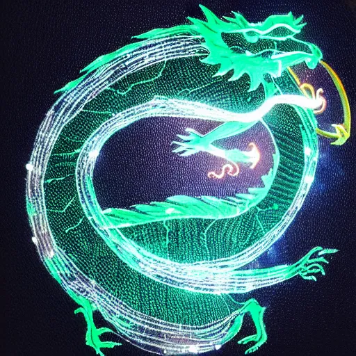 Image similar to fiber optic dragon