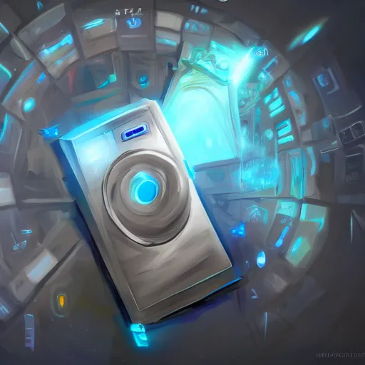 Image similar to phone that is a portal to another dimension, high detail, concept art, computer art