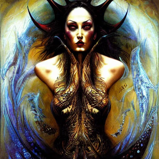 Image similar to the devil painting by karol bak